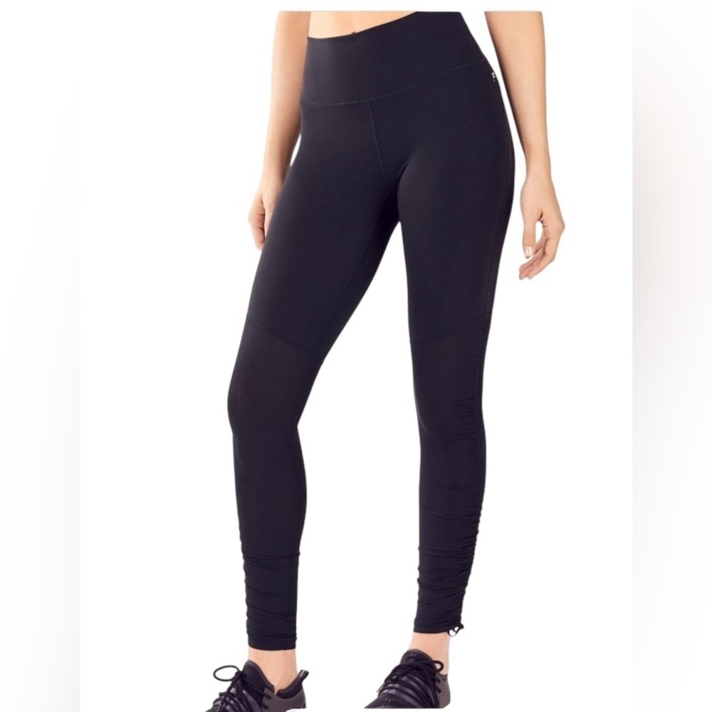 Fabletics black Cashel Foldover PureLuxe ruched Legging
athleisure